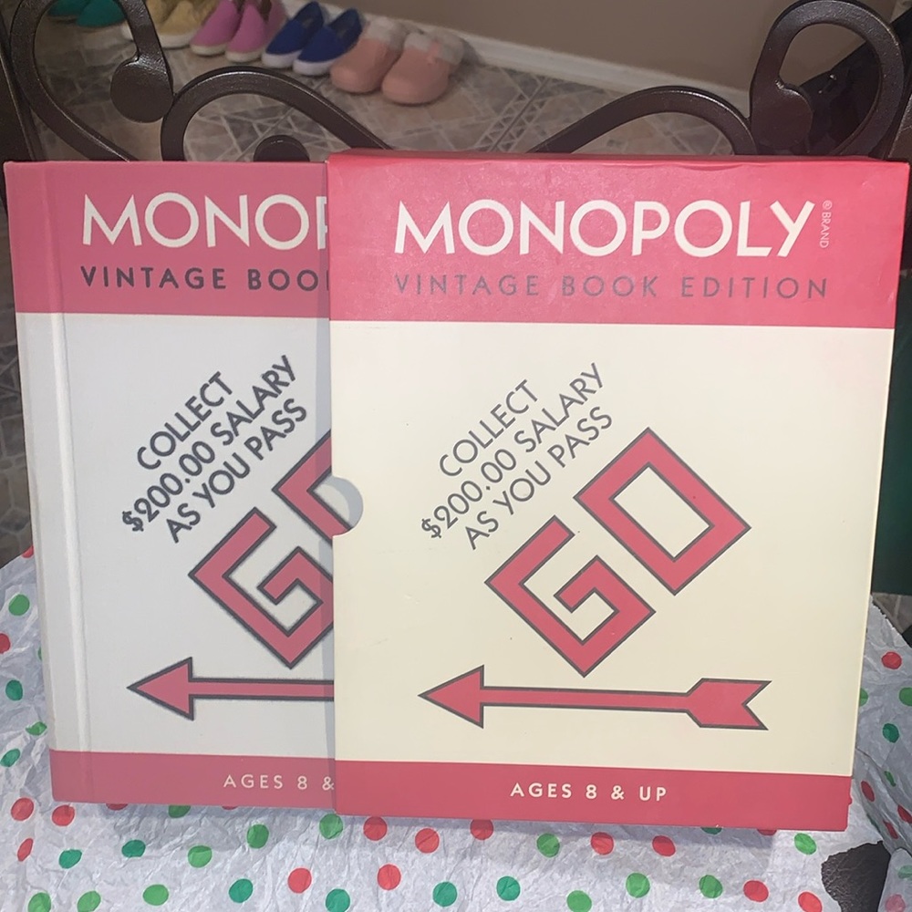 Monopoly Vintage Book Game Edition